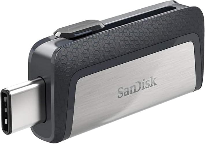 SANDISK 256GB Ultra Dual Drive - USB-C, USB 3.1 - SDDDC2-256G-G46 - Image 1