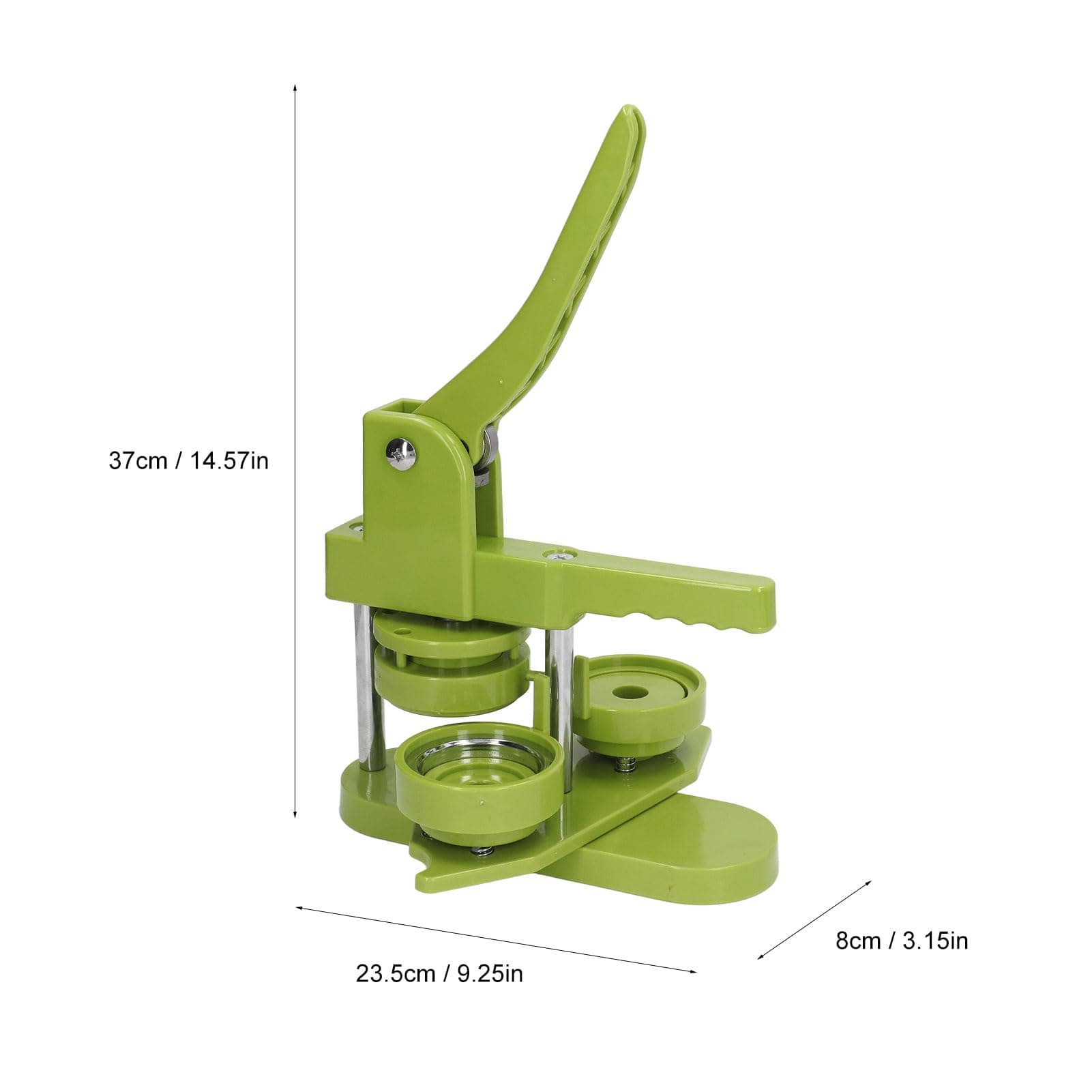 Button Maker Machine, DIY Button Pin Maker Machine, Badge Button Press Machine with 100Pcs Button Parts, Circle Cutter, Book (58mm) thumbnail 6