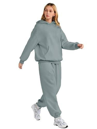 AUTOMET Womens 2 Piece Outfits Lounge Hoodie Sweatsuit Sets Plus Size Fall Fashion Clothes Airport Travel Pants Tracksuits thumbnail 4