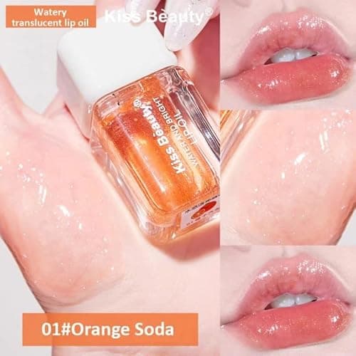 Alisesun 4-Piece Lip Oil & Gloss Kit - Hydrating, Plumping Lip Care with Pearl & Shimmer thumbnail 2