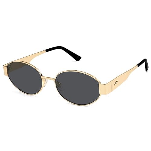 SOJOS Retro Oval Sunglasses for Women Trendy Classic Shades UV400 Protection SJ1256 - Image 1