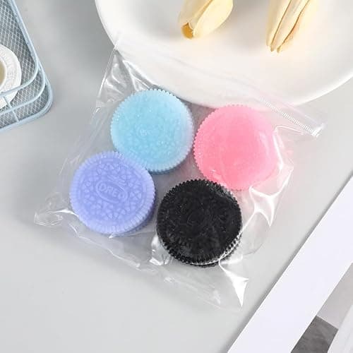 Handmade Silicone Stress Relief Squishy Toy,Stress Relief Toy,Ultra-Soft Decompression Venting Toy,Anxiety and Relaxation Perfect Desk Accessory for Stress Relief Toys (pink-1pc) - Pink-1pc thumbnail 6