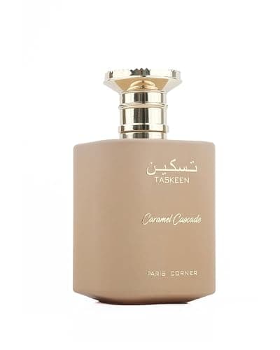 Paris Corner | Taskeen Caramel Cascade EDP - 3.4 Fl Oz | Sweet Elegance Perfume for Women and Men | Unisex Fragrance Featuring Caramel, Milk, Tonka Bean & Honey thumbnail 3