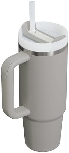 STANLEY Quencher H2.0 Tumbler with Handle and Straw 30 oz | Flowstate 3-Position Lid | Cup Holder Compatible for Travel | Insulated Stainless Steel Cup | BPA-Free | Ash thumbnail 4