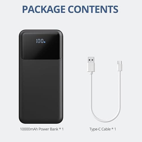 ZUOGGPET Portable Charger with Built in Cables, Power Bank with Cords Wires, Slim 10000mAh Travel Battery Pack 6 Outputs 3 Inputs 3A Fast Charging for Samsung Google Pixel LG Moto iPhone iPad, 1 Pack thumbnail 7