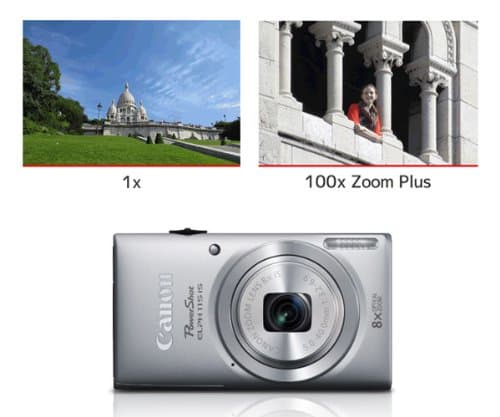 Canon PowerShot ELPH 115 is 16.0 MP Digital Camera with 8X Optical Zoom with a 28mm Wide-Angle Lens and 720p HD Video Recording (Silver) thumbnail 6