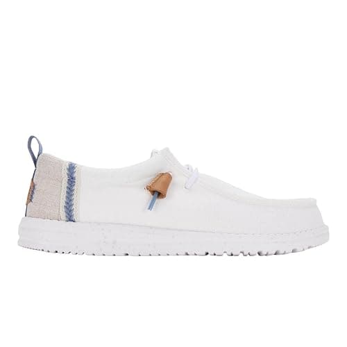 HEYDUDE Men's Wally Craft Linen Slip-On Loafers | Lightweight Comfortable Shoes | Travel Ready Casual Walking Sneakers thumbnail 9