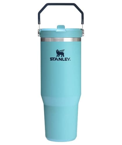 STANLEY IceFlow 2.0 Flip Straw Tumbler with Handle 30 oz | Twist On Lid and Flip Up Straw | Leakproof Water Bottle | Insulated Stainless Steel | BPA-Free | Agave - Image 1