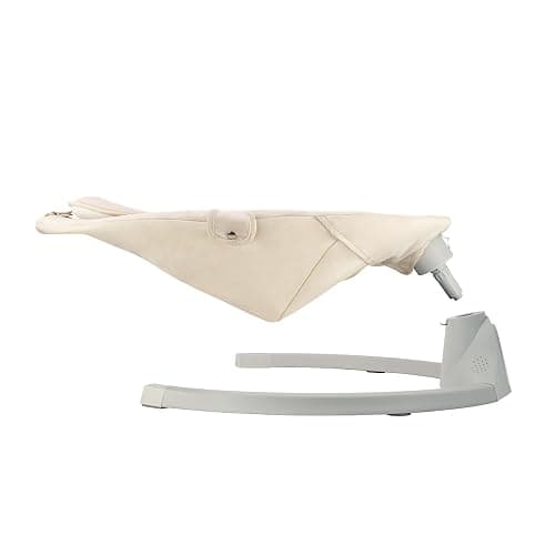 Balancelle MoMi KENANI SAND jusqu'à 9 kg, écran LED, télécommande, Bluetooth pour smartphone, alimentation piles/secteur, harnais de sécurité 5 points, arche et jouets thumbnail 24