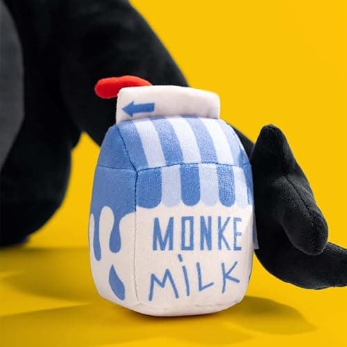 Gorilla Tag Official Monke Plush, Poseable Arms with Accessories: Backpack, Beanie & Milk Carton (18 Inch) thumbnail 5