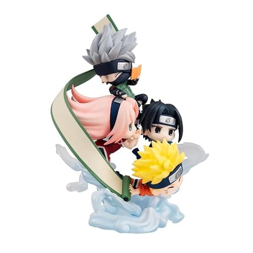 BANDAI Naruto Shippuden Figure - Gather Here Team 7! (with Gift) - MegaHouse | Collectible Set with Naruto, Sasuke, Sakura and Kakashi | Limited Edition | Official Anime Fans Product thumbnail 8