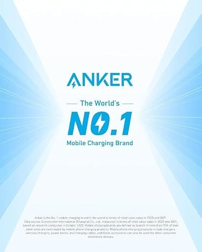 Anker iPhone 17/16 Charger, 2-Pack 20W Fast USB C Charger Block, for iPhone 16/16 Pro Max/15 Series/iPad Pro and More (Black, 2 Pack & 2 Cable) thumbnail 6