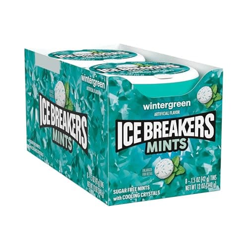 ICE BREAKERS Wintergreen Sugar Free Mints Tins, 1.5 oz (8 Count) thumbnail 3