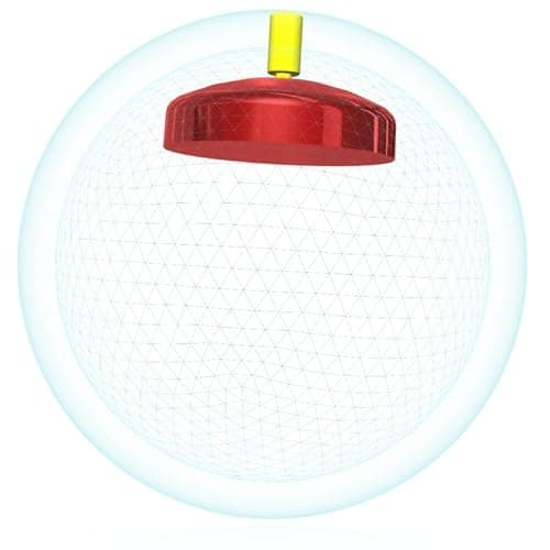 Storm Ice Ocean Blue White Bowling Ball 13 pounds thumbnail 2
