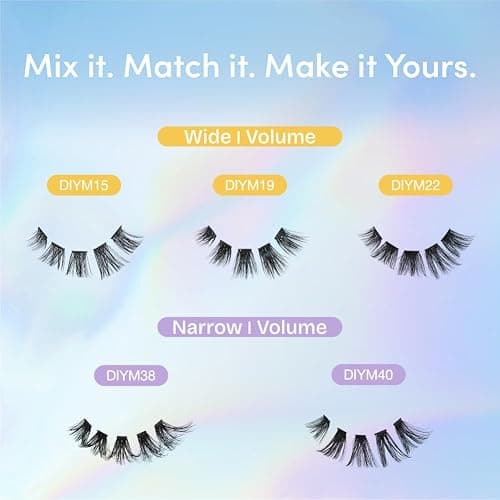 Broadway Lash Clusters, 9-16mm 120pcs Assorted False Eyelashes, Customizable DIY Individual Lash Extensions for Beginners, Lightweight & Comfortable Wide Band, Great for Everyday Glam & Volume thumbnail 6