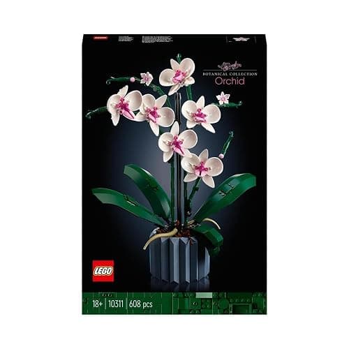 LEGO Botanicals Orchid - Artificial Plant Set for Adults - Gift for Mothers incl. Faux Flowers and a Buildable Vase - Home Office Decor - Botanical Collection - 10311 thumbnail 3