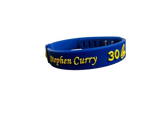 Generic Stephen Curry Basketball Silicone Wristband - Adjustable Sports Wristband for Fans - Ideal Fan Gift and Training Accessory thumbnail 5