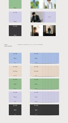 Seventeen An Ode 3rd Regular Album Version.5 Real-Black 104p PhotoBook+8p Mini Book+4p PhotoCard+Tracking thumbnail 3