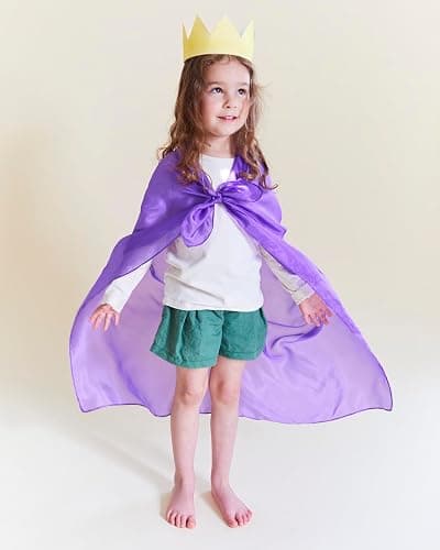 Sarah's Silks Set of 3 Playsilks | Rainbow, Sky Blue, and Purple thumbnail 5