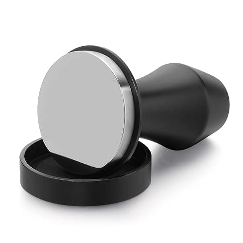 Normcore V4 Coffee Tamper 53.3mm - Spring-Loaded Tamper - Barista Espresso Tamper with 15lb / 25lb / 30lbs Replacement Springs - Anodized Aluminum Handle and Stand - Flat Base, Black thumbnail 8