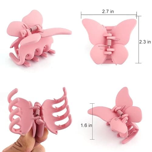 Canitor Butterfly Hair Accessories for Women - Claw Clips, Small and Medium Hair Clips, Cute Hair Accessories thumbnail 5