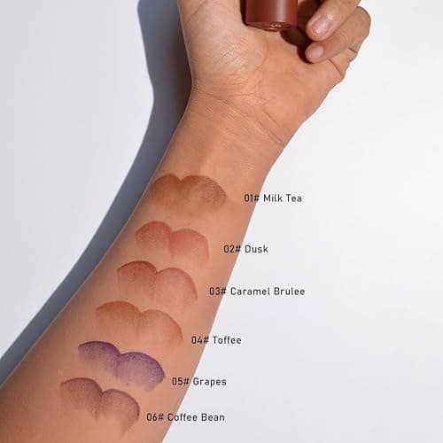 3Pcs 2-in-1 Gradient Lip Liner and Lipstick Lip Combo Set - Coffee Bean & Mulberry & Dark Colors Achieve Flawless Contour and Gradual Ombre Effect Crayon Form Cone Tip, Dark Brown Black Lip Liner Set thumbnail 9