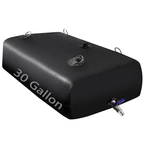 LOFTANK Water Tank, Water Storage Bladder, Portable Water Tank, Water Bladder Tank, Large Water Storage, Water Storage Containers for Camping, Garden, Emergency Water Storage Black - Image 1