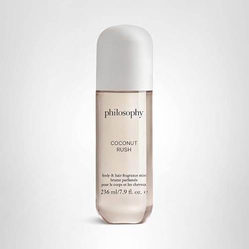 philosophy hair and body mists – long-lasting fragrance mists for women with skin-loving ingredients – hydrates & refreshes for 24 hours – vanilla, pistachio & coconut scent options thumbnail 11