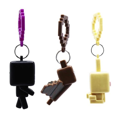 Officially Licensed Minecraft Backpack Hangers – Surprise Blind Box Figure – Durable Plastic Keychain Accessory for Backpack, Lunchbox, Gifts – Ages 3+ (Series 1) thumbnail 9