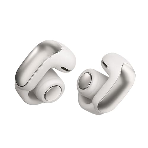 Bose Ultra Open Earbuds - Bluetooth Open Ear Earbuds with OpenAudio for Awareness, Clip-On Design for Comfort, Water Resistant, Up to 48 Hrs of Playtime, White Smoke - Image 1