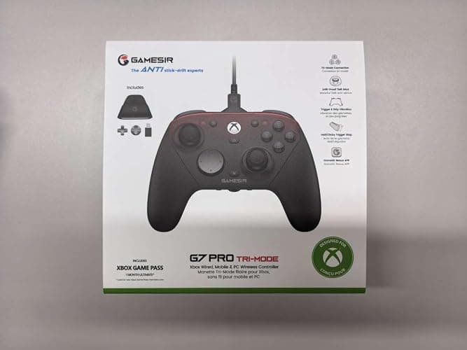 GameSir G7 Pro Wired Controller for Xbox Series X|S, Xbox One, Wireless Gamepad for PC&Android with TMR Sticks, Hall Effect Analog Triggers, 1000Hz Polling Rate, 3.5mm Audio Jack - Black thumbnail 11