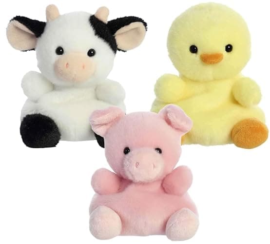 Aurora Palm Pals Set of Three - Sweetie Cow, Wizard Pig and Betsy Chick (Cow/Pig/Chick) thumbnail 2
