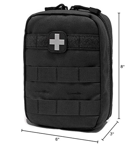 Carlebben EMT Pouch MOLLE Ifak Pouch Tactical MOLLE Medical First Aid Kit Utility Pouch (With Medical Supplies) thumbnail 7