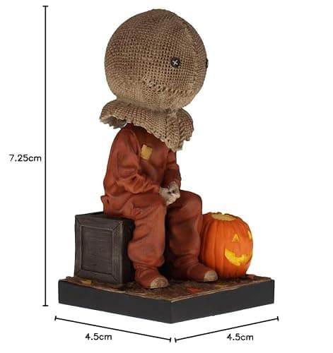 Royal Bobbles Trick 'R Treat Sam Sitting Collectible Bobblehead Statue thumbnail 2