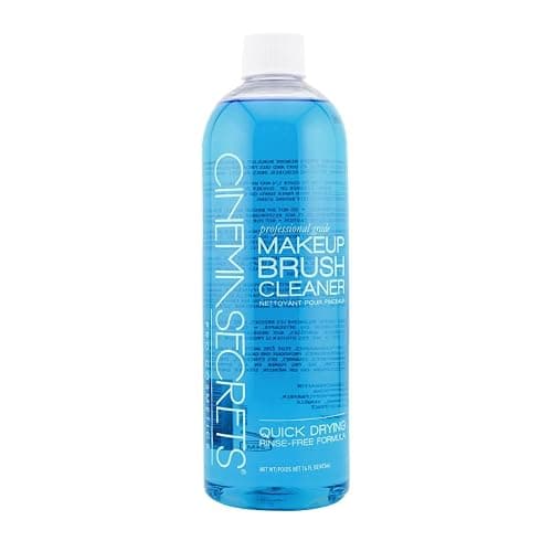 Cinema Secrets Original Blue Vanilla Makeup Brush Cleaner Solution - Professional Cleanser for Makeup Brushes - Quick-Drying, Rinse-Free Formula - Removes Stubborn Waterproof Make Up (16 fl oz) - Image 1