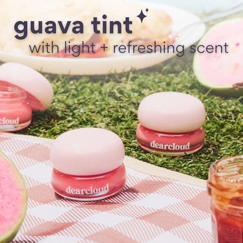 dearcloud Dewy Lip Jam – Hydrating Lip Balm & Gloss with Vitamin E, Korean Skincare (Guava) thumbnail 4