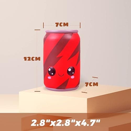 Anboor 4.7 Inches Squishies Can Kawaii Soft Slow Rising Scented Simulation Food Squishies Stress Relief Kid Toys thumbnail 2