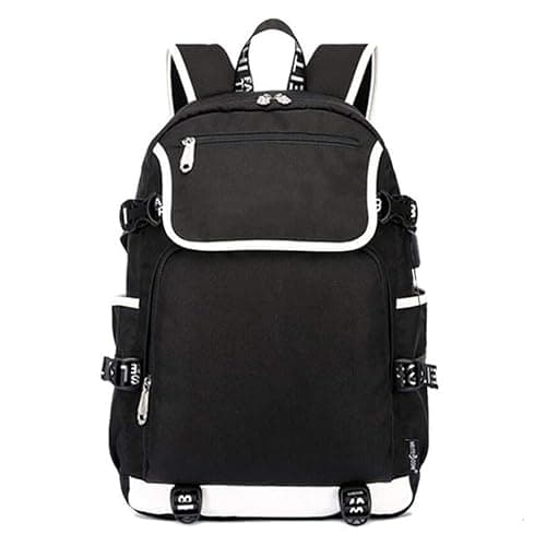 WANHONGYUE Hatsune Miku Anime Cosplay Schoolbag Rucksack 15.6" Laptop Backpack with USB Charging Port Red / 5 thumbnail 4