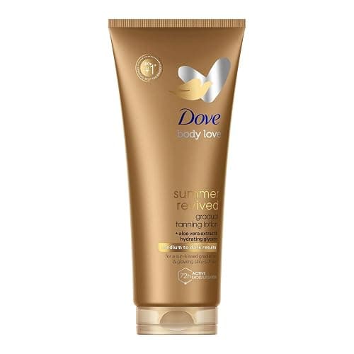 Dove Derma Spa Summer Revived Medium to Dark Skin Body Lotion 200 ml by Dove - Image 1