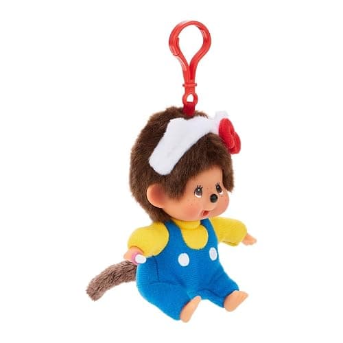 Monchhichi x Hello Kitty Costume Keychain Plush Doll - 4" Monchhichi thumbnail 4