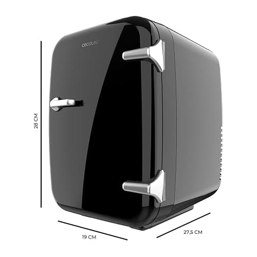 Cecotec Mini-Kühlschrank Bolero MiniCooling 4L Havanna Black, Betrieb mit 12V-220V, Kompatibel mit Auto und Wohnwagen, Kühl- und Heizfunktion, Temperaturbereich 5-65º, Einfacher Transport. thumbnail 3