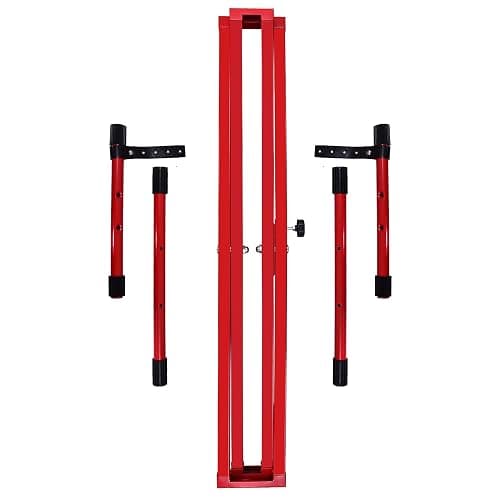 Kadence Heavy-Duty Piano Keyboard Stand - NK13-3kg Dual Braced - Locking Straps - Red thumbnail 4