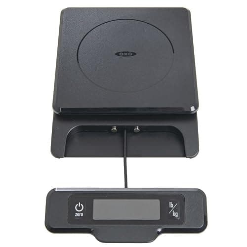 OXO Good Grips 5-lb Kitchen Scale with Pull-Out Display, Black thumbnail 6