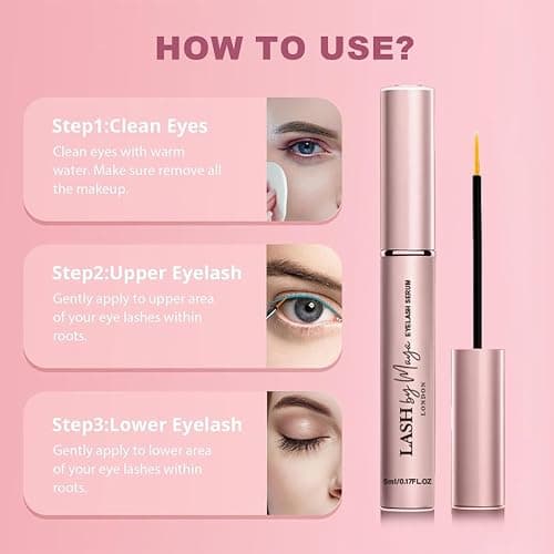 Lash by Maya Serum,Official Authentic LASH by Maya LONDON,Eyelash Growth Serum,Lash Enhancing,Cruelty Free, Made in the USA-5ml thumbnail 5