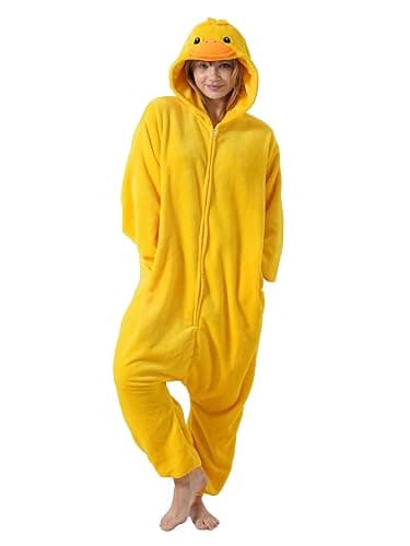 AOIVBT Unisex Adult One Piece Halloween Costume, Men Women Animal Onesie Pajamas - Image 1