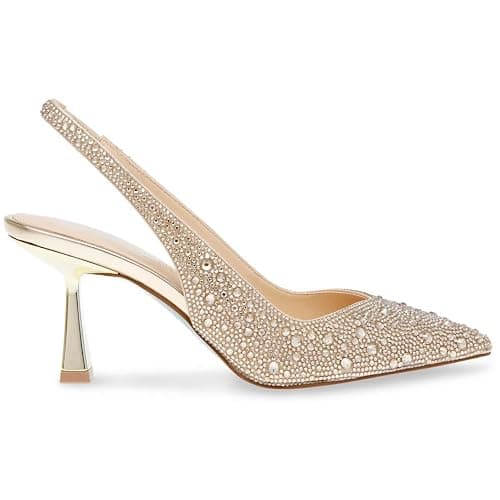 Betsey Johnson Womens SBCLARK Rhinestone Pointed Toe Pumps thumbnail 4