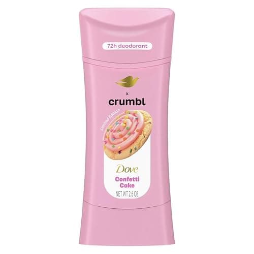 Dove Crumbl Limited Edition Confetti Cake Body Care Gift Set, 3 Count thumbnail 2