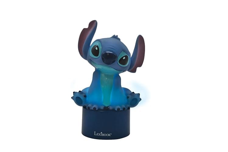 LEXiBOOK, Disney Stitch, Nightlight with Speaker, Color Change, Soft Light, Battery Operated, Blue, NS01D thumbnail 5