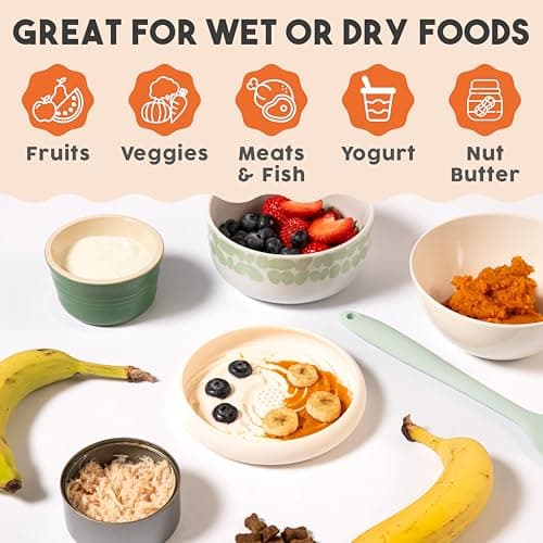 Awoo Lick Dish - Silicone Lick Mat + Slow Feeder for Cats & Small Dogs - Non-Slip Design with Suction Cups - Dishwasher Safe, Extends Mealtime, Reduces Anxiety (Almond) thumbnail 8
