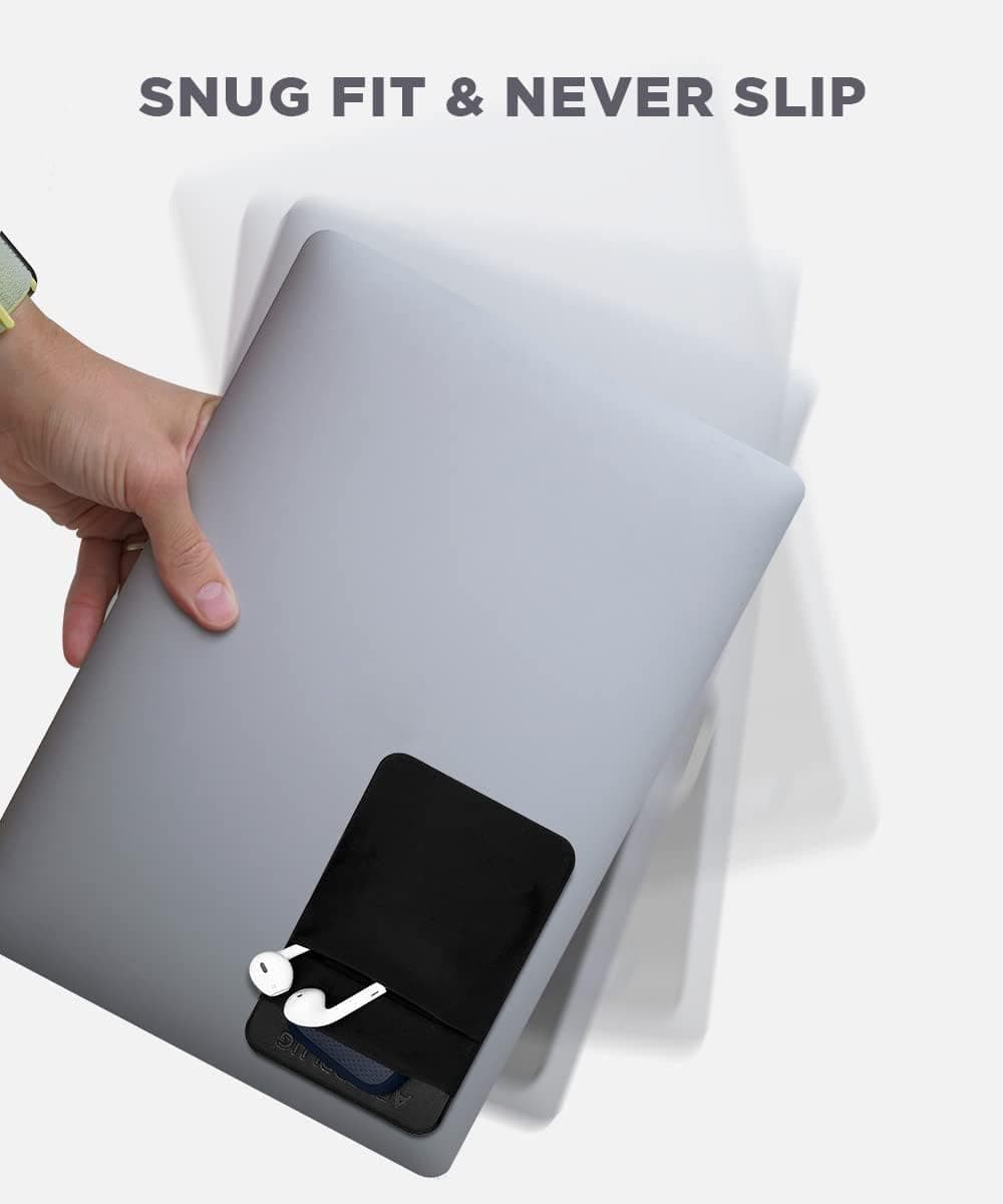 Funda Adhesiva de 2 Bolsillos para Disco Duro de Laptop, Bolsa Reutilizable que se Adhiere para SSD Externo Portátil, HDD, Ratón Delgado y Cables (Pequeño - Cabe SSD) thumbnail 7